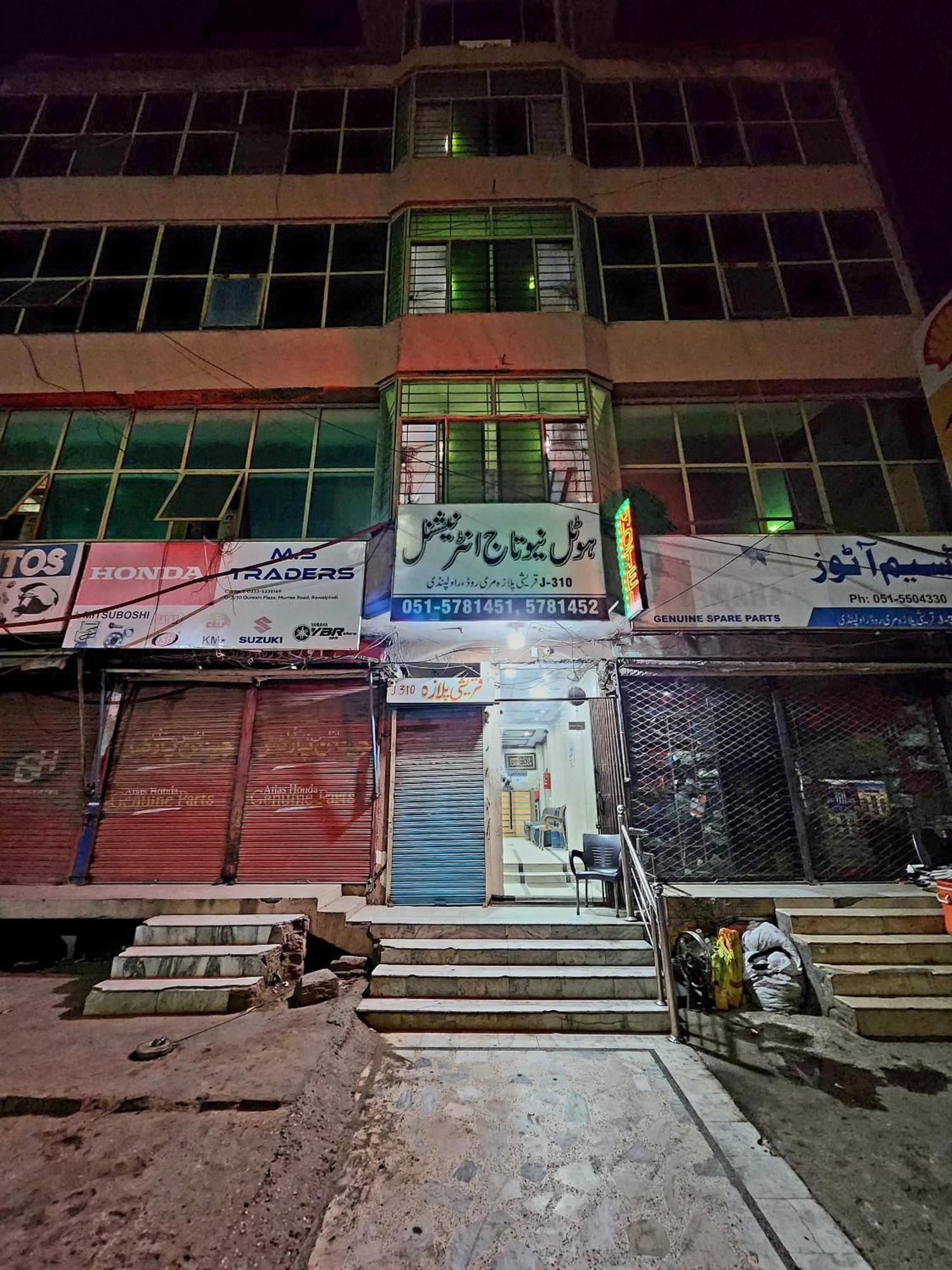 Hotel New Taj International Rawalpindi Dış mekan fotoğraf